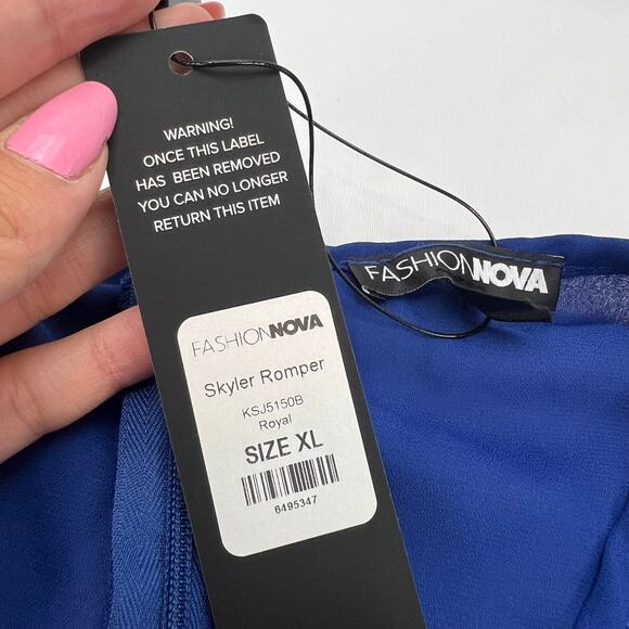 FASHION NOVA SKYLER ROMPER SIZE XL - Picture 12 of 12